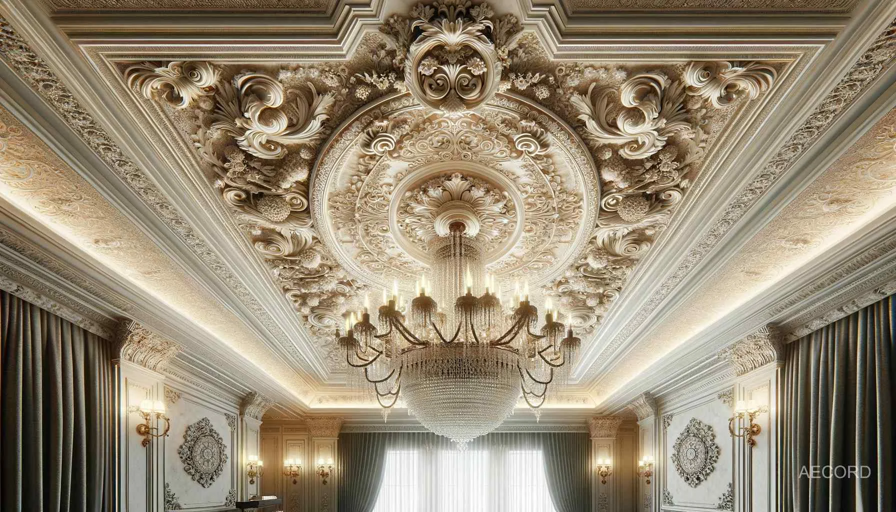 Traditional Ornate False Ceiling Design